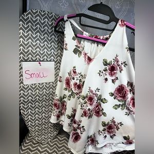 Small floral blouse